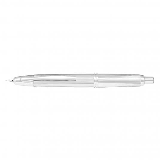 Stylo plume - PILOT® - Capless Rhodié - Graphite Blanc - Plume