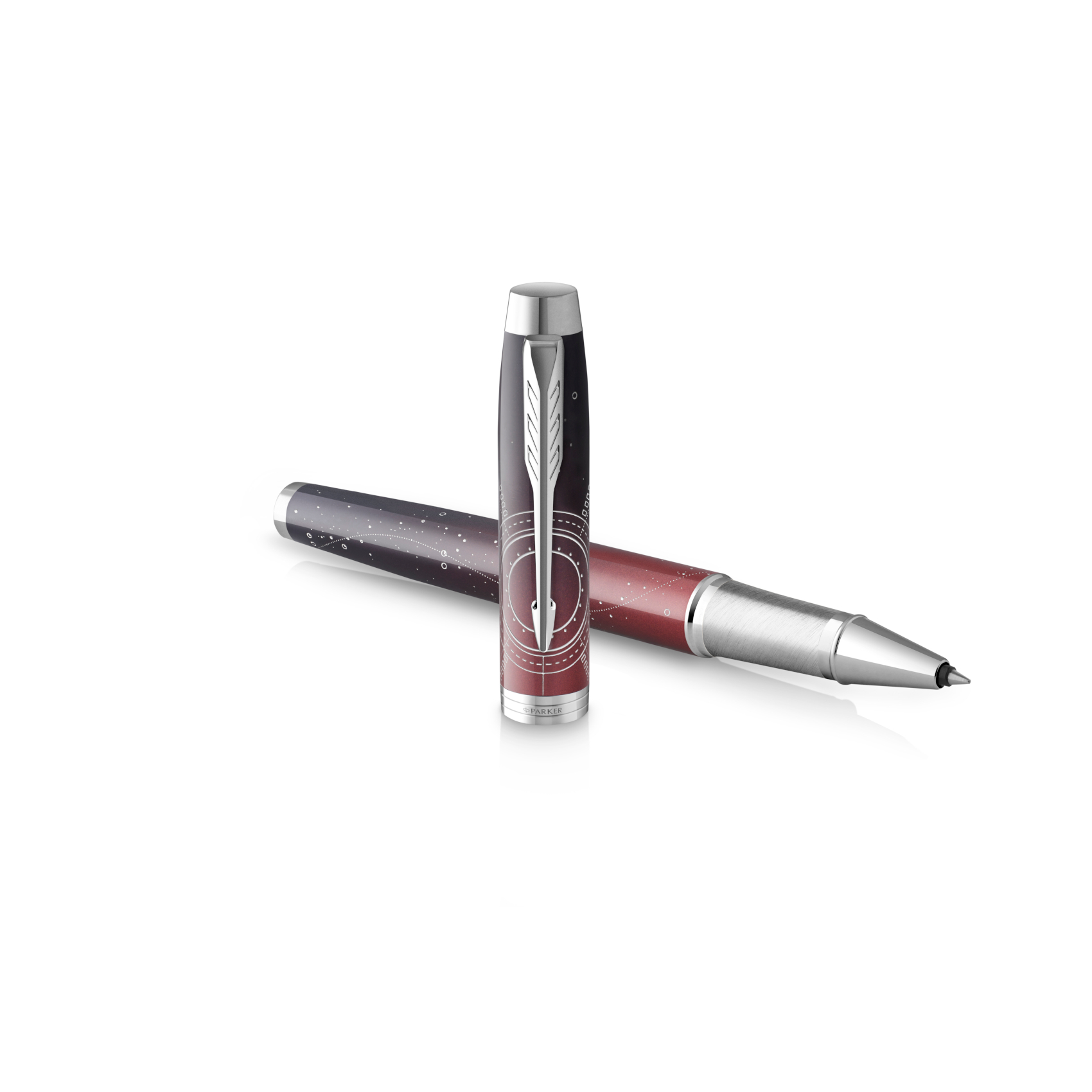 Rollerball Parker IM Prémium Last Frontier laque dégradée rouge Syll