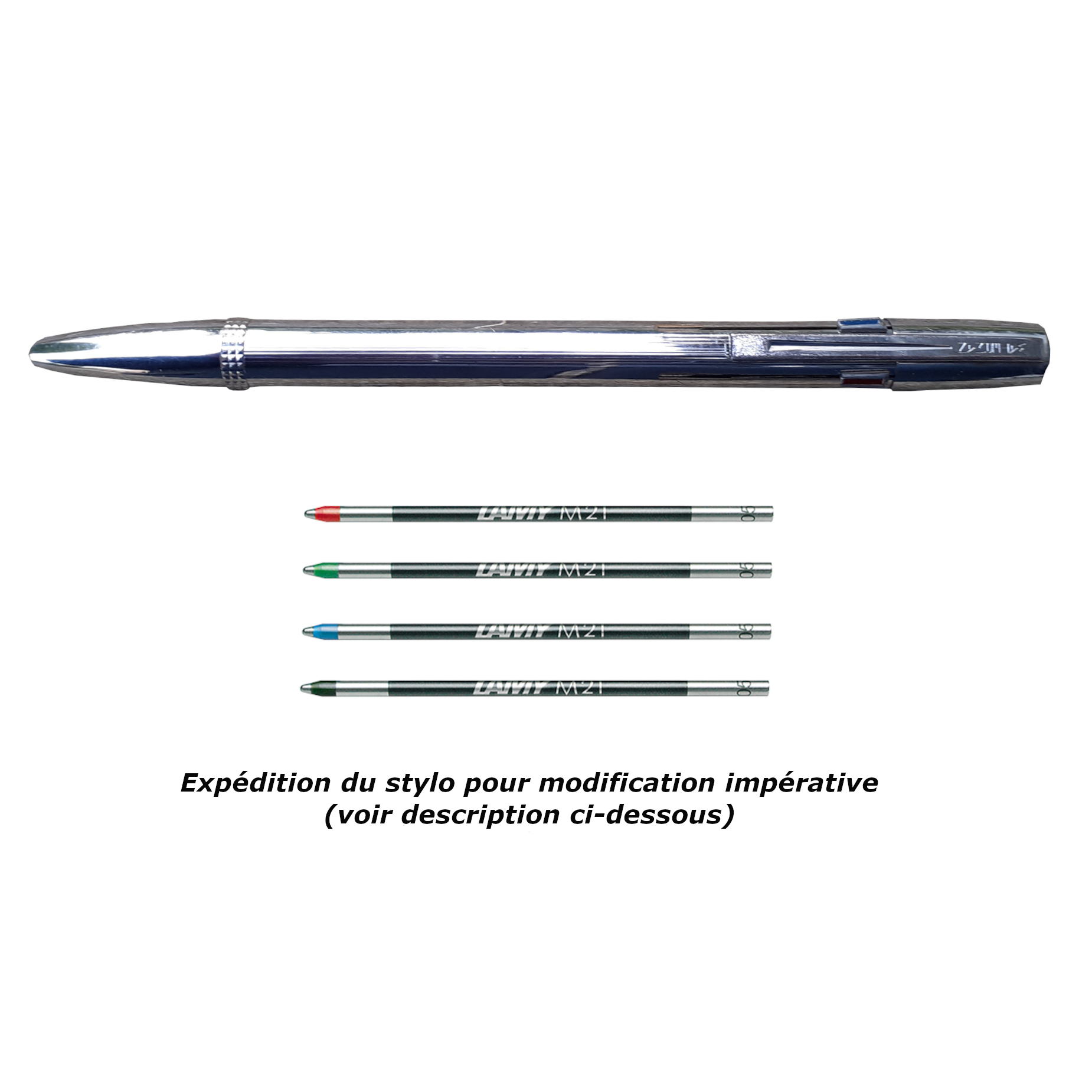 Stylo Bille Waterman Plaqué Or - Modèle Godrons G20 - Recharge Neuve Incluse - Occasion Très Bon état