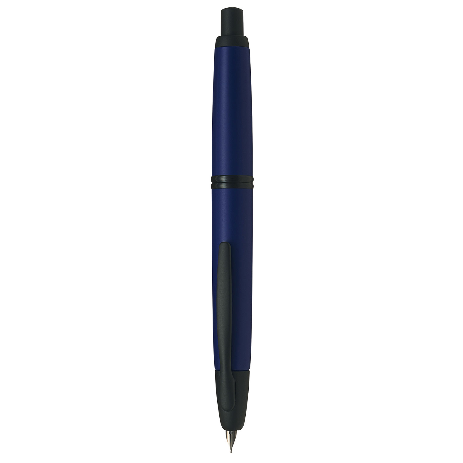 STYLO PLUME PILOT CAPLESS RESINE NOIRE - FINITION PLATINUM - PLUME